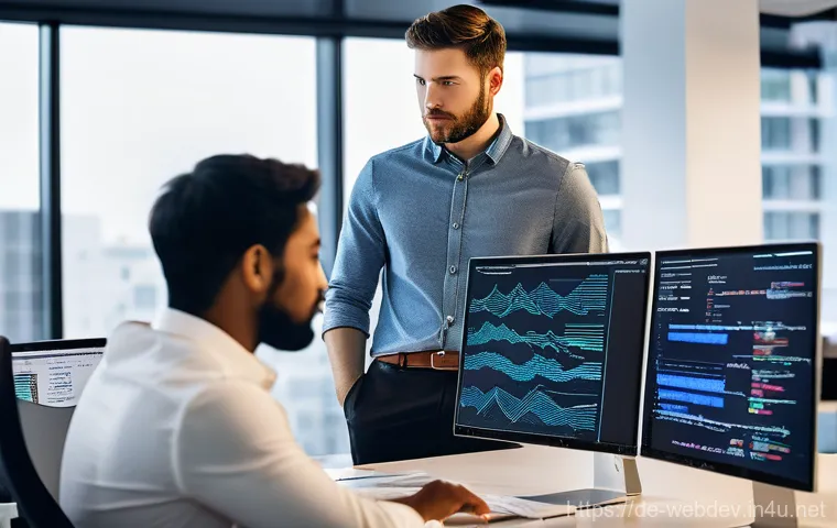 웹개발자 자격증 취득 방법 - A confident, smiling young professional, a web developer in their late 20s, with a stylish, short ha... 웹개발자 자격증 취득 방법 - A confident, smiling young professional, a web developer in their late 20s, with a stylish, short ha...