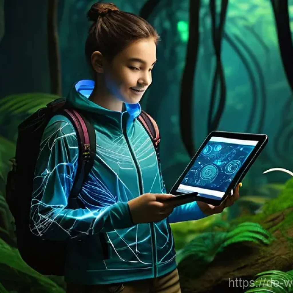 웹개발자 프론트엔드 실무 - **Prompt:** A young, determined frontend developer, wearing practical outdoor adventure clothing (lo...